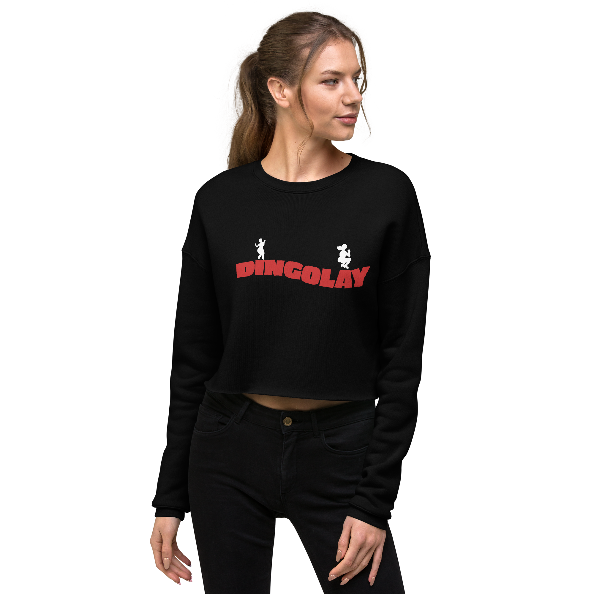 Crop Top Sweatshirt with Dingolay design